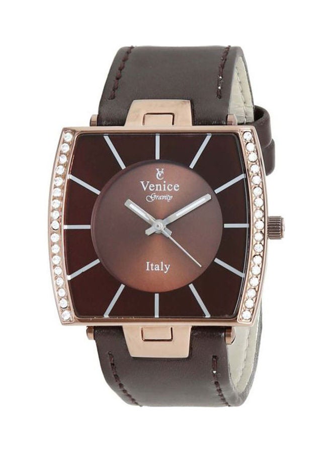 Venice - Women's Casual Watches Leather Analog V8088-Ipc-C - Image 1