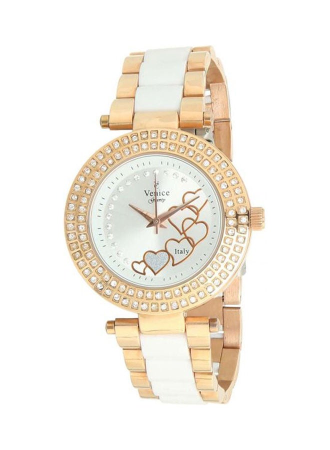 Venice - Women's Casual Watches Stainless Steel Analog V8133-Ipr-Ipw-W - Image 1