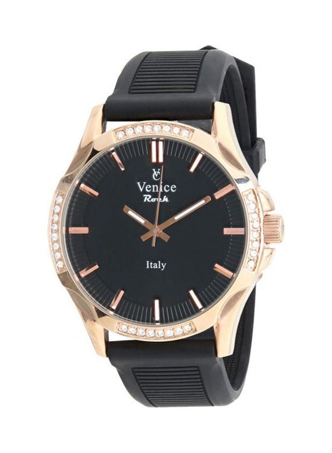 Venice Women's Casual Watches Leather Analog V8095-Ipr-B 