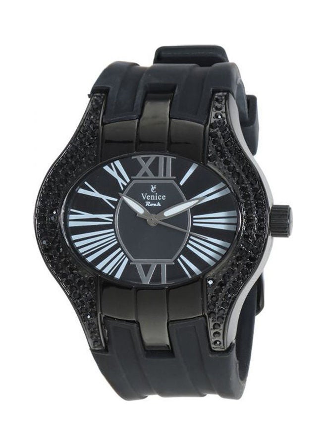 Venice Women's Casual Watches Silicone Analog V8064-Ipb-B 