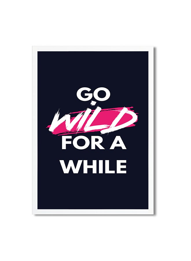 Foam Art Printed Medium Poster Black  - Image 1