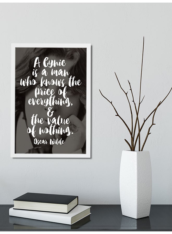 Foam Art Print Medium Poster Grey/White  - Image 2