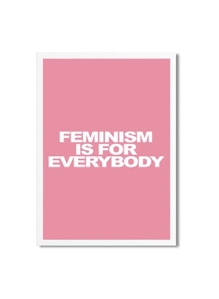 Foam Art Printed Medium Poster Pink/White - v1613384711/N44038344A_1