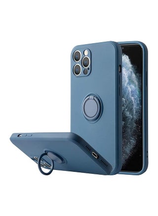 Protective Case Cover With Ring For Apple iPhone 12 Pro Max Blue Blue - v1613385299/N44034043A_1