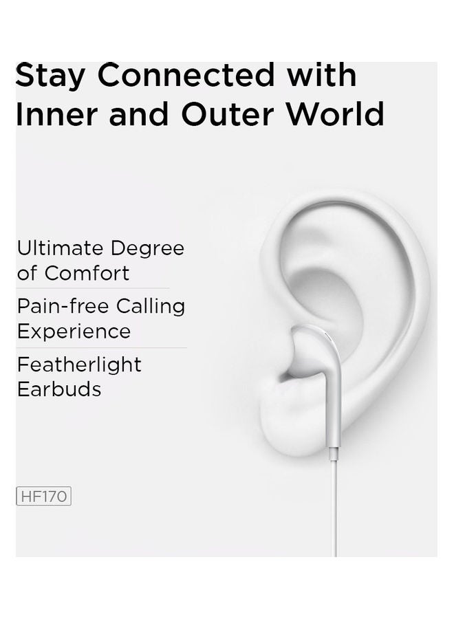 Lenovo - In-Ear Wired Earphone White - Image 1