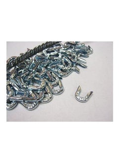 Spiral Bone Tips Set Silver 6mm