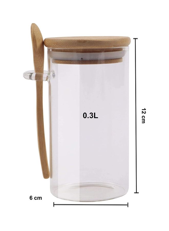 XiuWoo Airtight Glass Jar 12 x 6cm  - Image 3