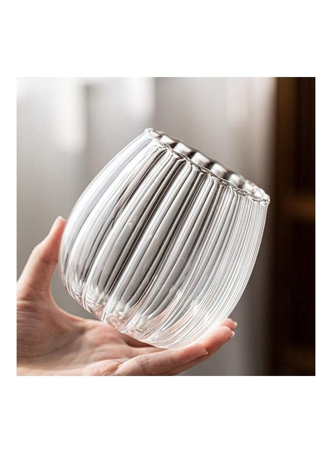 XiuWoo Glass Storage Jar Clear 7 x 8.5 x 12cm - Image 2