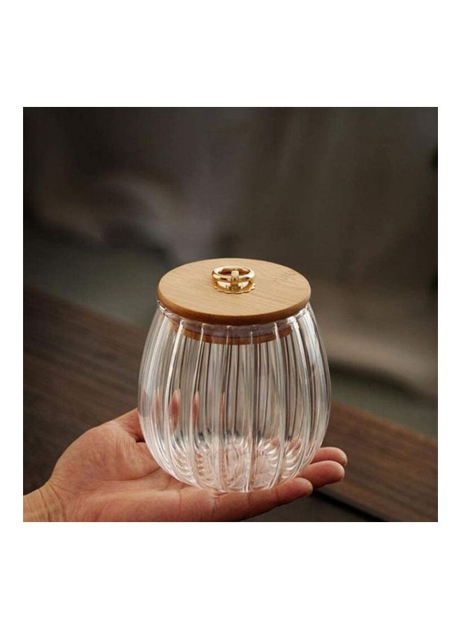 XiuWoo Glass Storage Jar Clear 7 x 8.5 x 12cm - Image 4