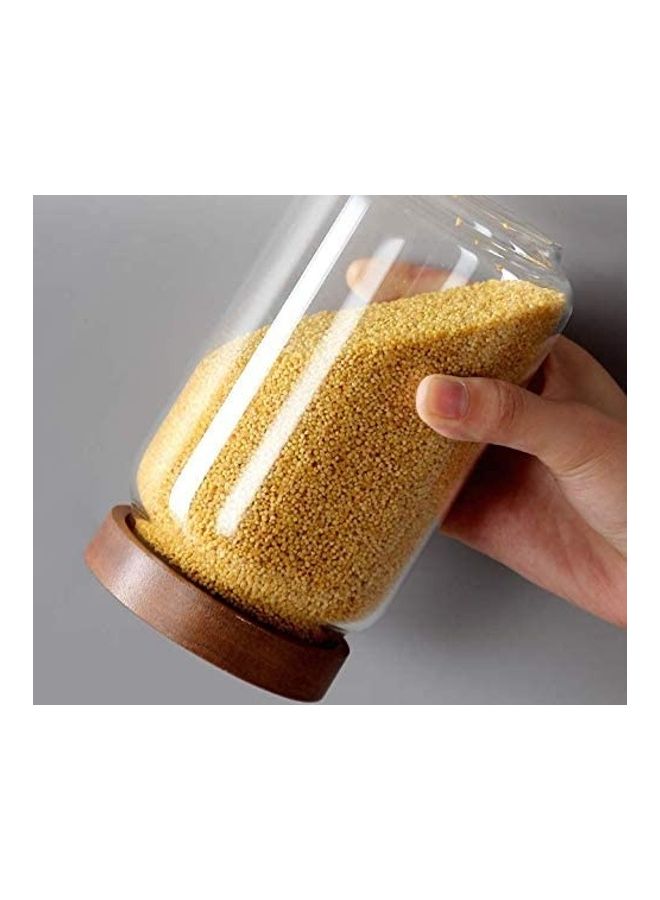 XiuWoo Glass Food Storage Jar Clear 10cm  - Image 2
