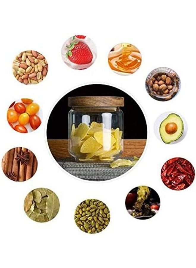 XiuWoo Glass Storage Jar Clear 10cm - Image 3