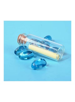 XiuWoo 20 Pieces Mini Glass Bottles Clear 2.5 x 0.95inch  - Image 2