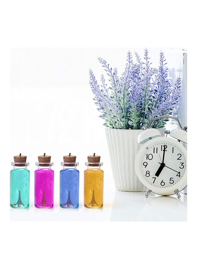 XiuWoo - 64-Piece Cork Stopper Glass Bottles Clear 10ml - Image 1