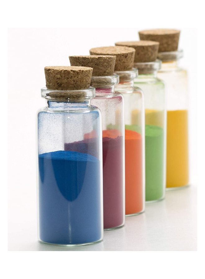 XiuWoo - 64-Piece Cork Stopper Glass Bottles Clear 10ml - Image 1
