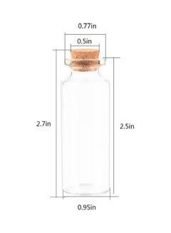XiuWoo 40-Piece Tiny Glass Vessels with Cork Stoppers 20ml  - Image 4