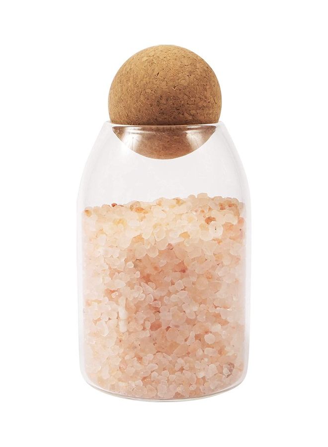 XiuWoo Glass Storage Jar with Cork Lid Clear - Image 1