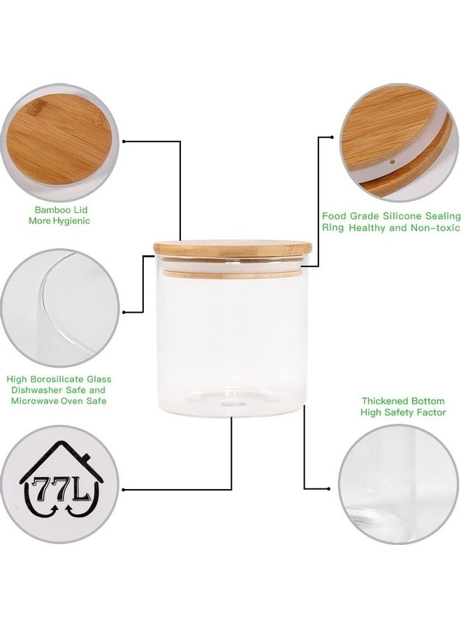 XiuWoo - 3-Piece Airtight Glass Jar Set 550 x 3ml - Image 1