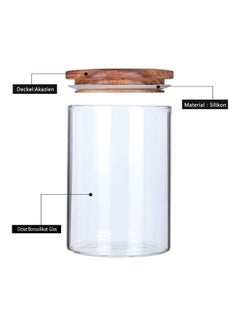 XiuWoo 4-Piece Airtight Glass Jar Set 550 x 2, 750 x 2ml  - Image 5