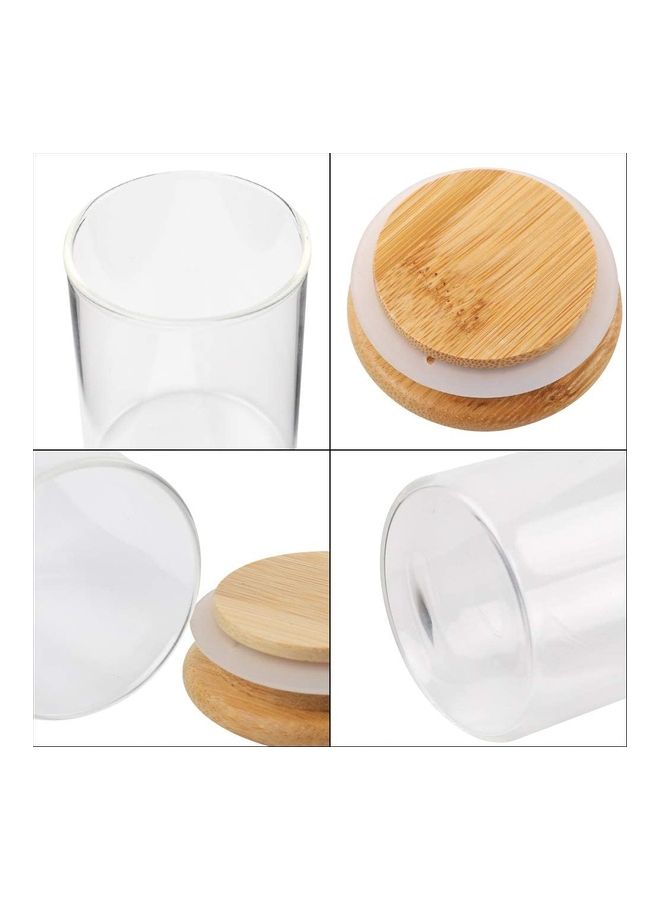 XiuWoo 12-Piece Airtight Glass Jar Set with Stickers 5.3 x 7.8 (12-count)cm - Image 4