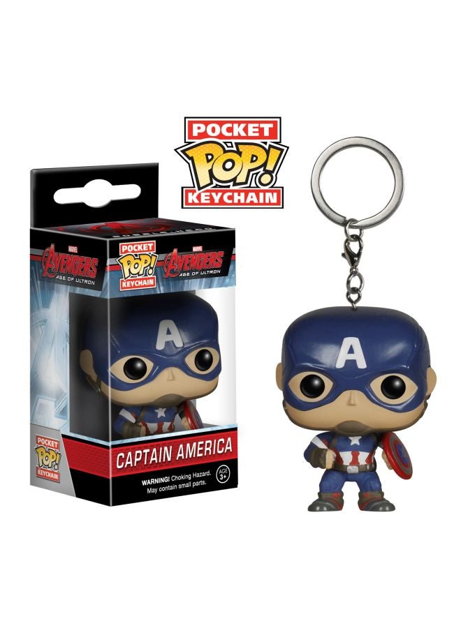 Pop! Avengers Captian America Action Vinyl Figure Pendant Toy Keychain 5x7.5x3.5cm - v1613392675/N41410845A_2