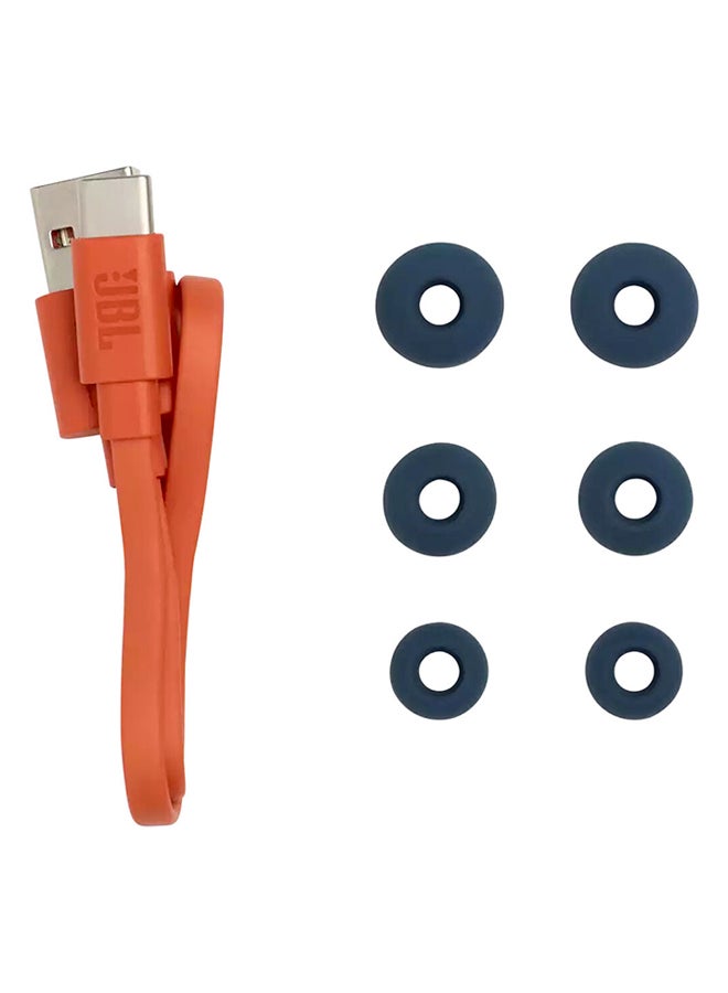 JBL True Bluetooth Wireless In-Ear Earbuds With Case Blue - Image 4