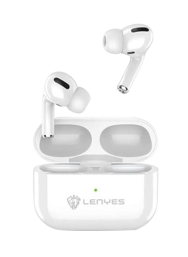 Lenyes Bluetooth In-Ear Earbuds With Charging Case White - Image 1