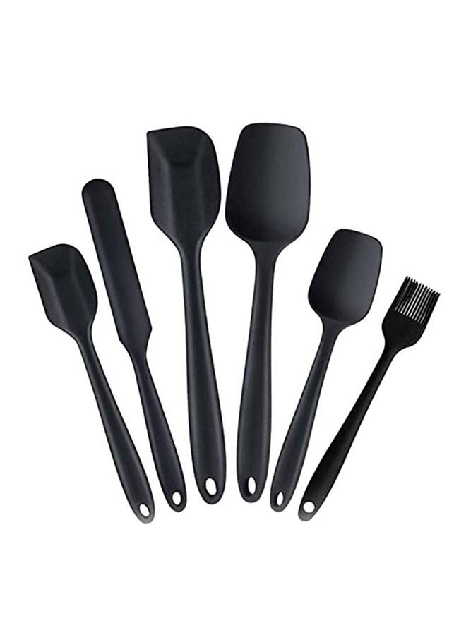 Better Look 6-Piece Spatula Set Black  - Image 2