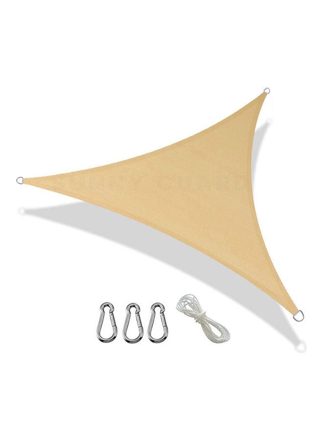 Generic - Triangle Shaped Shade Sail Beige 3.6 x 3.6 x 3.6meter - Image 1
