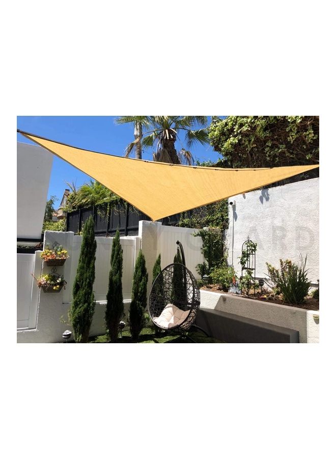 Generic - Triangle Shaped Shade Sail Beige 3.6 x 3.6 x 3.6meter - Image 1