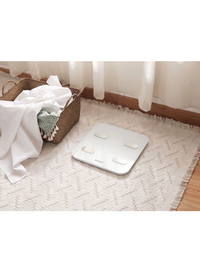 OptiTect - Bathroom Digital Weight Scale White 30 x 30 x 2cm - Image 1