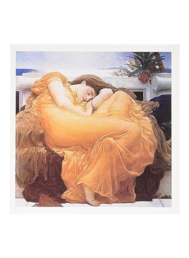 3dRose Flaming June By Lord Frederic Leighton Greeting Cards, 6" x 6", Set of 6 (gc_130166_1) - Image 1