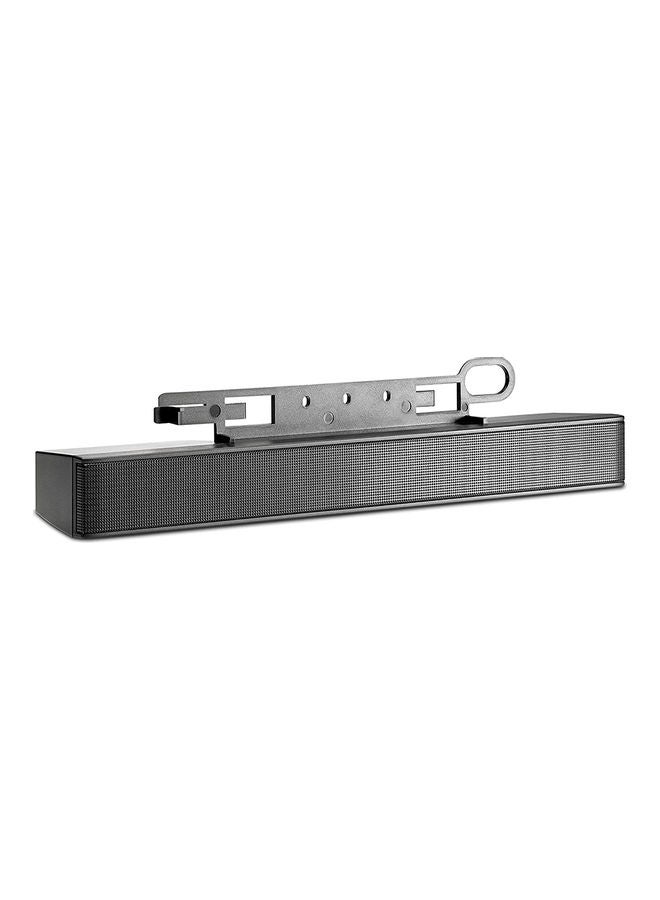 HP - Speaker Bar With USB And Audio Cable Black - Image 1