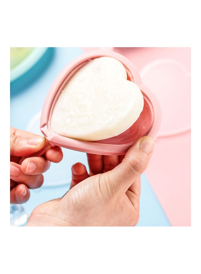 QiaoKai Silicon Ice Cream Mold pink 10.5x10cm  - Image 3