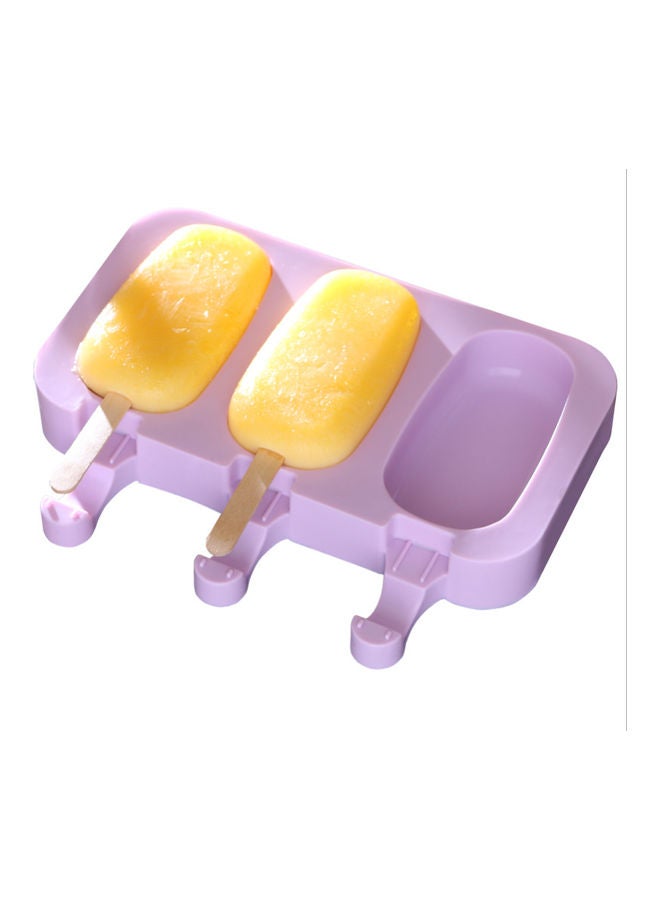 QiaoKai Silicone Ice Cream Mould purple 19.5x11*9cm  - Image 1