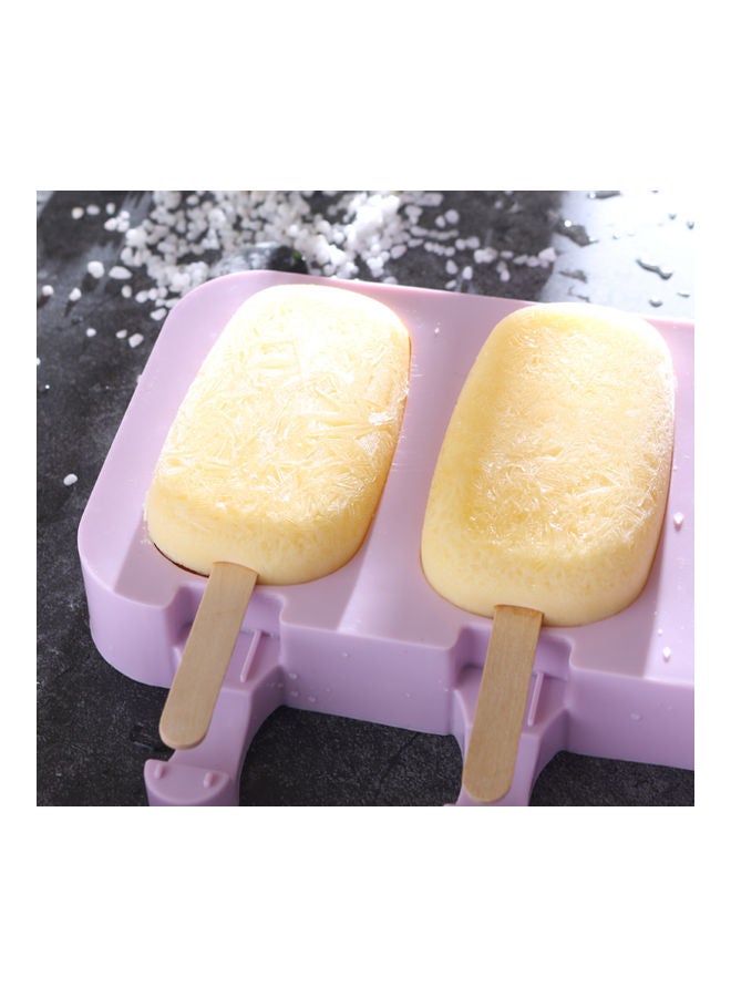 QiaoKai Silicone Ice Cream Mould purple 19.5x11*9cm  - Image 2