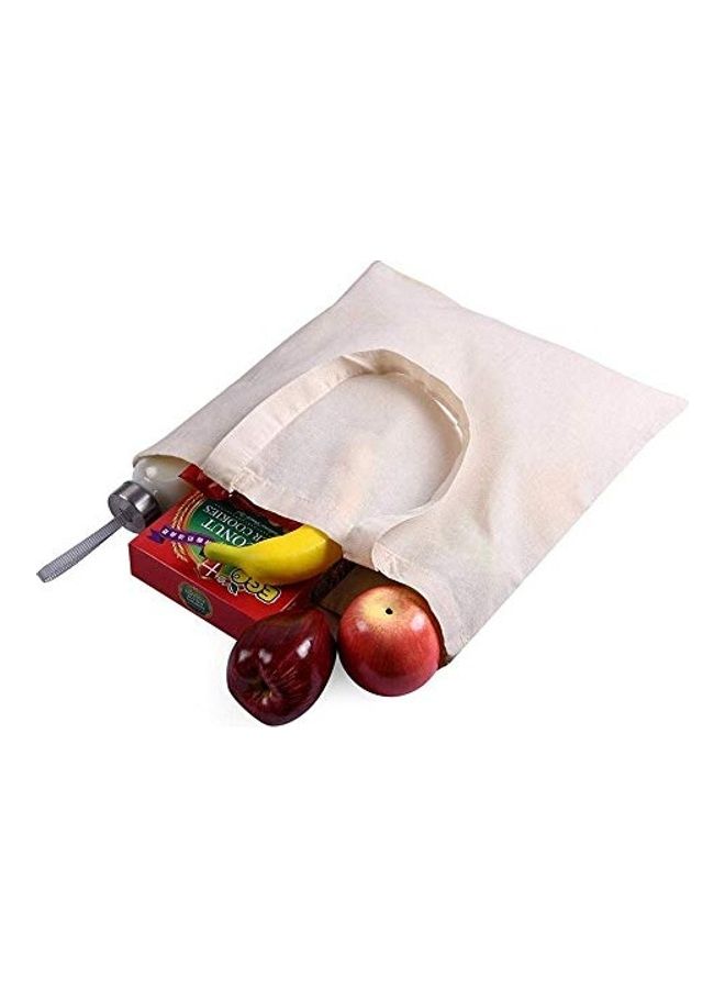 Eco-neutral - 3-Piece Cotton Tote Bags White 42x38cm - Image 1