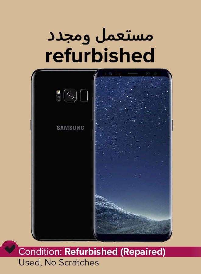 Samsung - Refurbished - Galaxy S8 Plus Black 4GB RAM 64GB 4G LTE - Image 1