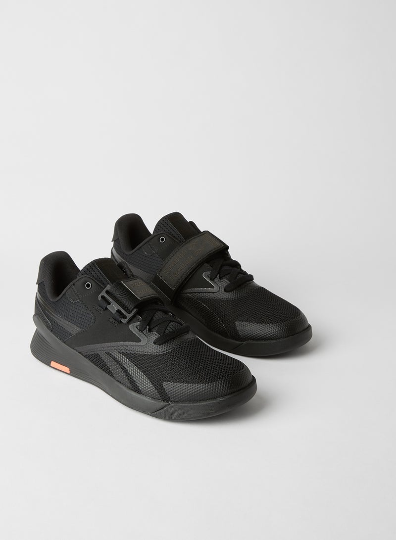 Reebok - Lifter Pr II Training Shoes Cblack/Nghblk/Ornflr - Image 1