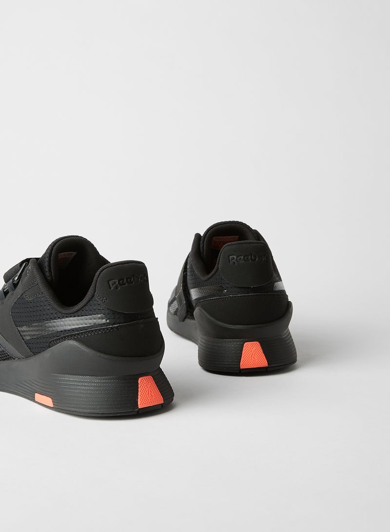 Reebok - Lifter Pr II Training Shoes Cblack/Nghblk/Ornflr - Image 1