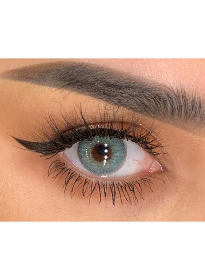 ماي لينس عدسات لاصقة ملونة ناعمة ومريحة باللون الأزرق الفاتح - Image 1