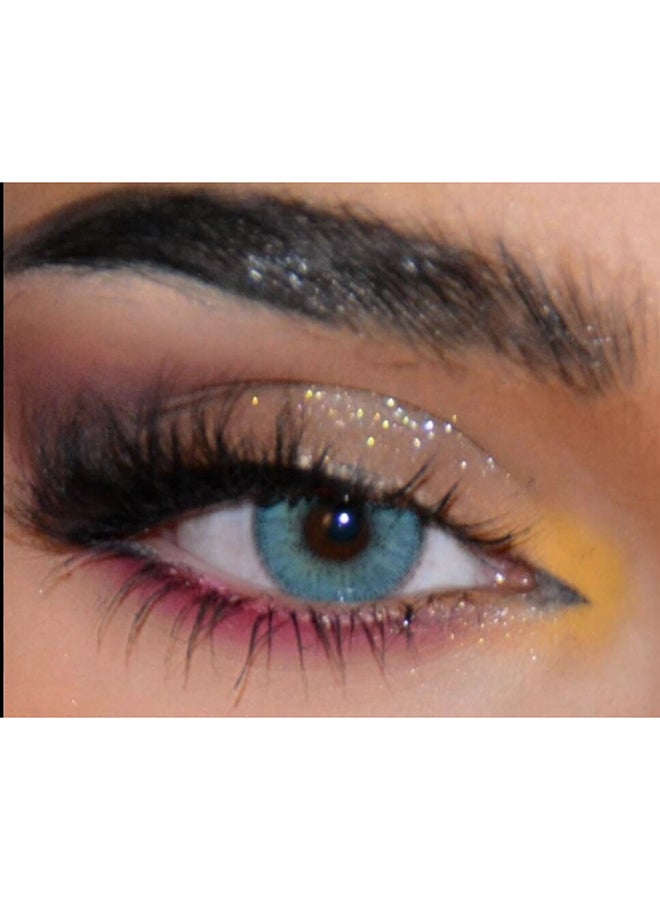 ماي لينس عدسات لاصقة ملونة ناعمة ومريحة باللون الأزرق الفاتح - Image 2