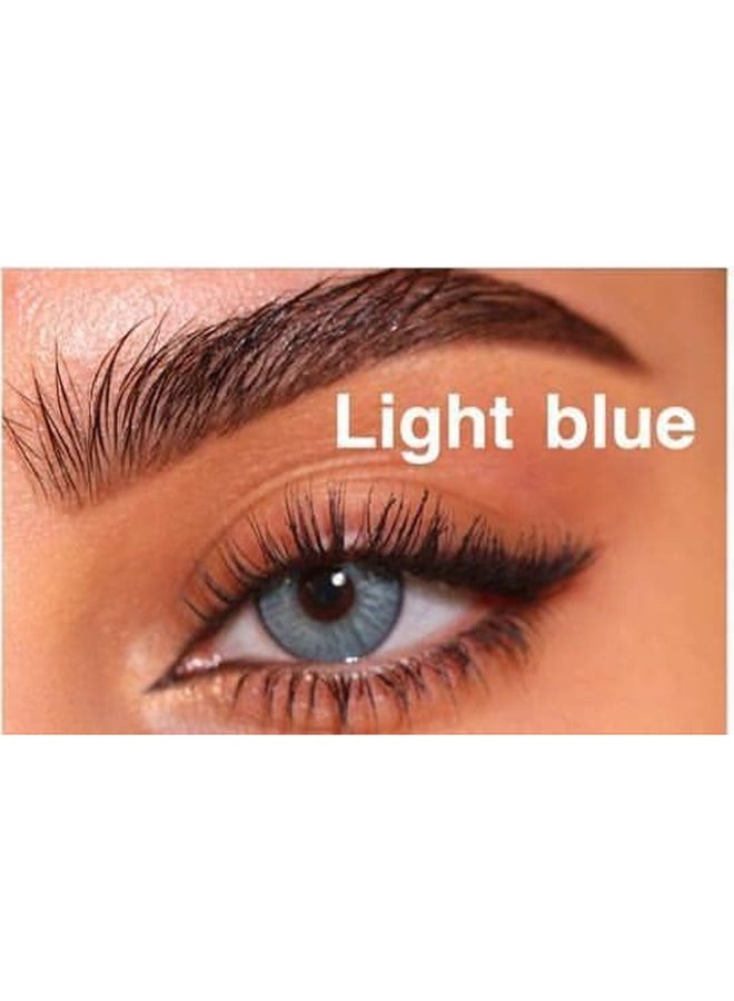 ماي لينس عدسات لاصقة ملونة ناعمة ومريحة باللون الأزرق الفاتح - Image 3