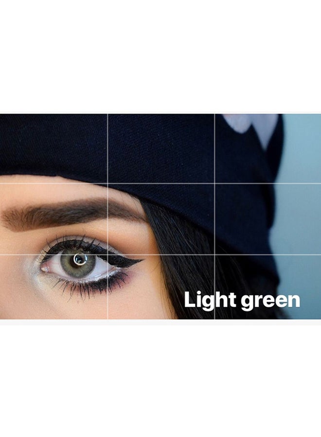 ماي لينس عدسات لاصقة ملونة ناعمة ومريحة للنساء باللون الأخضر الفاتح للنساء - Image 3