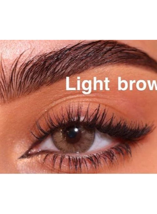 ماي لينس عدسات لاصقة لينة ولامعة ذات لون بني فاتح وتسمح بدخول الأكسجين. دعي عينيكِ تتنفس مع ماي لينس للنساء - Image 2