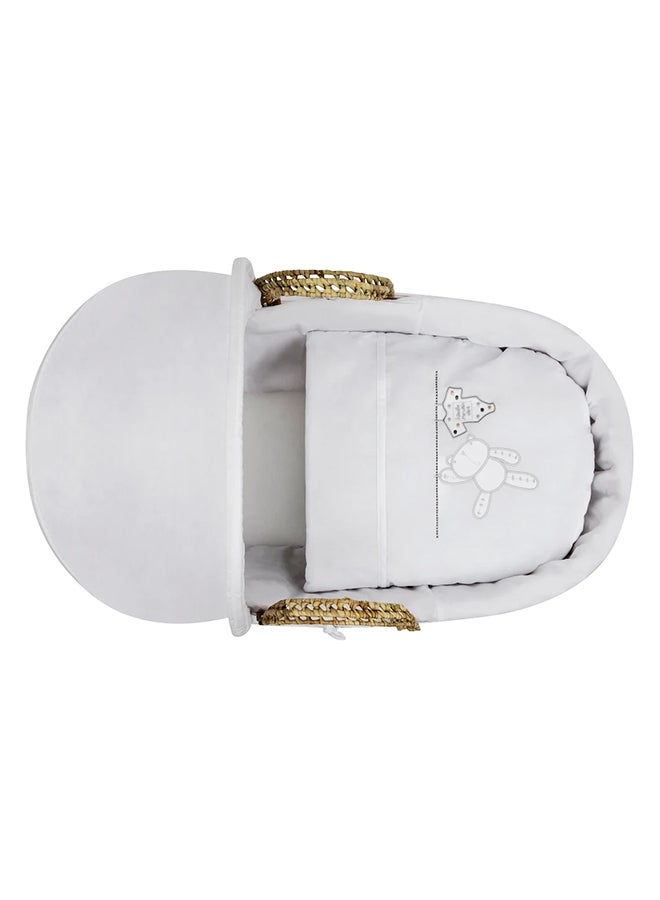 Kinder Valley 4-Piece Teddy Wash Day Moses Basket Bedding Set - Image 3