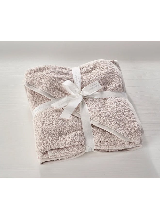 Kinder Valley Plain Hooded Towel, Pack Of 2 - Grey - Image 2