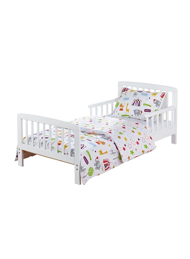 Kinder Valley Circus Friends Toddler Bedding Set - White - Image 1