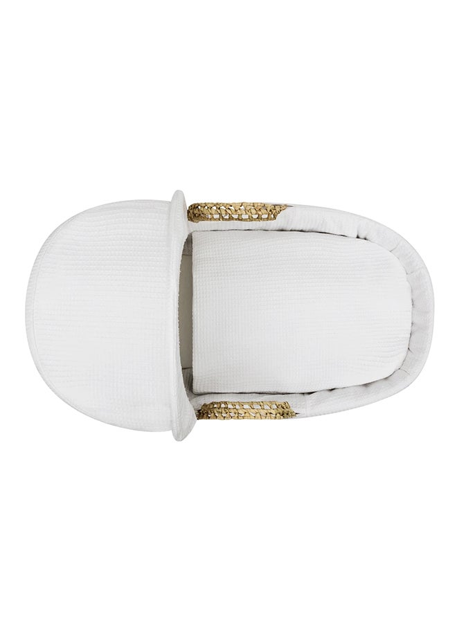 Kinder Valley Waffle Palm Moses Basket - White - Image 3