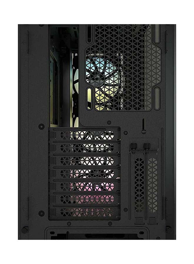 CORSAIR - iCUE 5000X RGB Tempered Glass Mid-Tower ATX PC Smart Case - Image 1