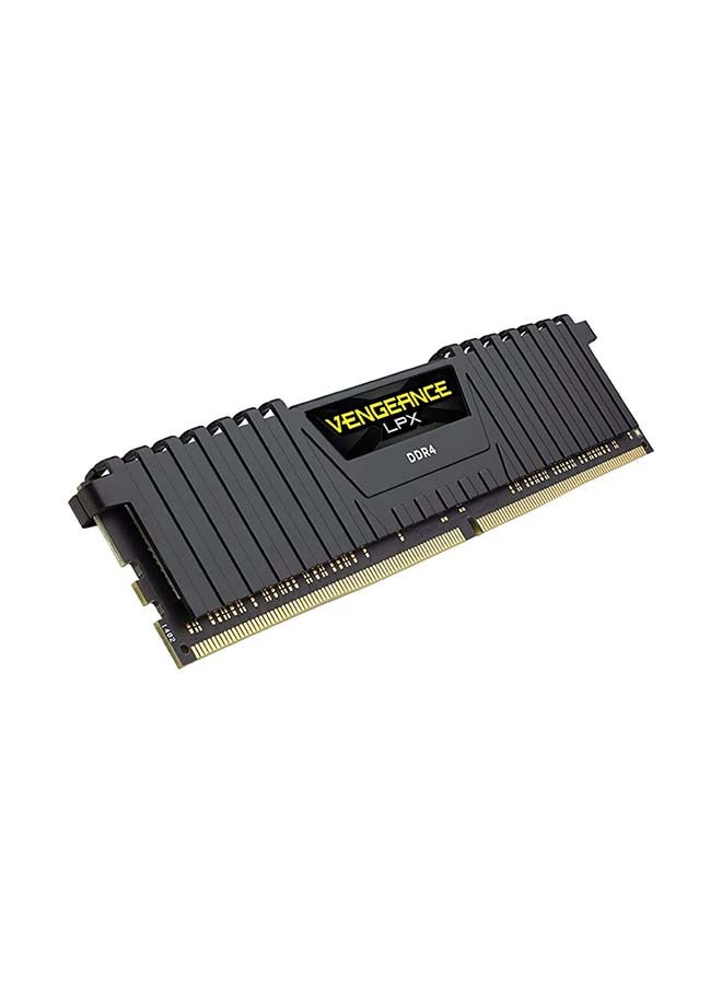 مجموعة ذاكرة الكمبيوتر المكتبي DDR4‏ C16 تتميز بأداء عالٍ وتردد 2400 ميجاهرتز ودعم XMP 2.0 أسود